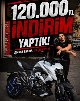 Şehir içi trafiğini unutturan RKS Bitter 125 renkleriyle vitrinde. #rksmotor #bitter125